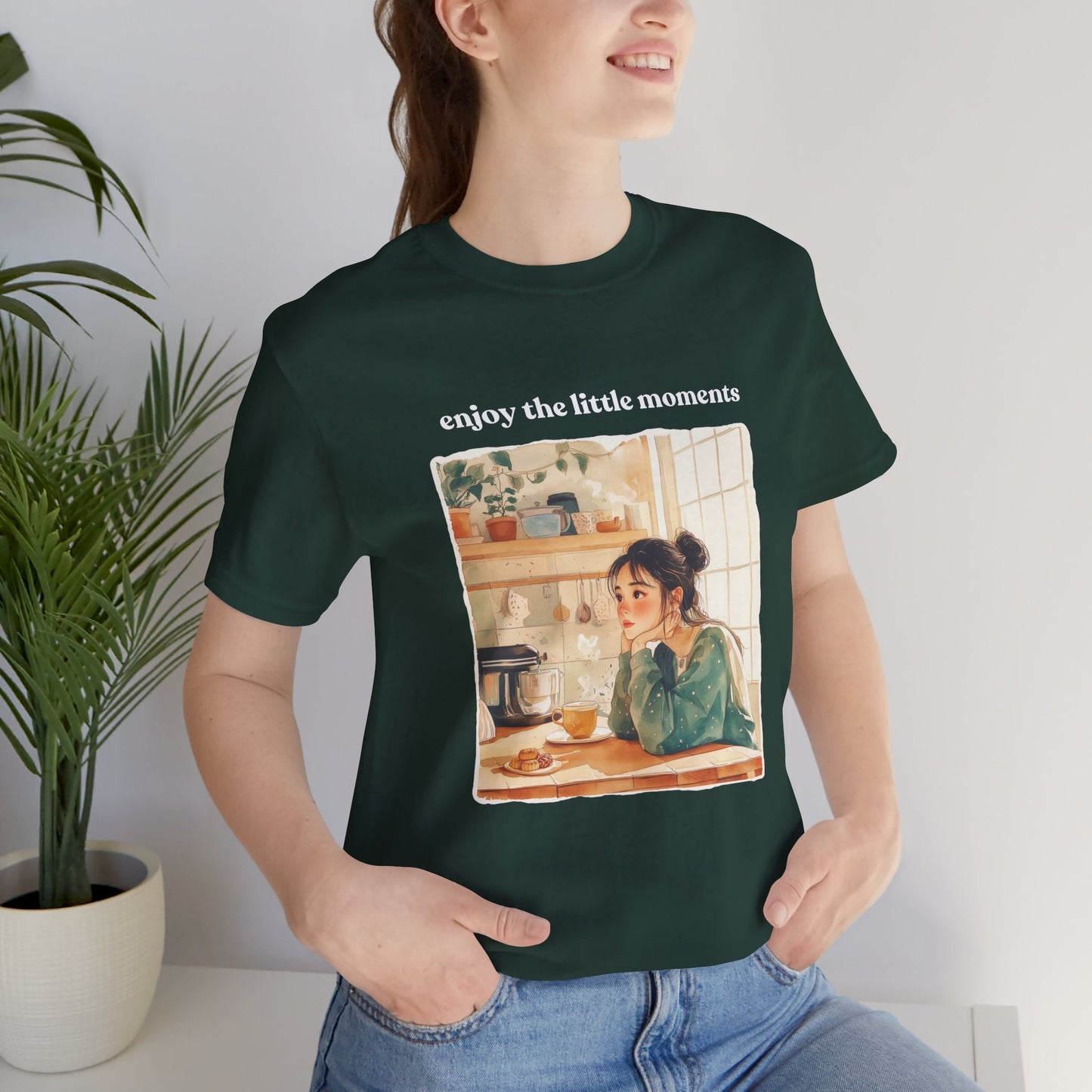 Enjoy the Little Moments Unisex Tee - Relaxed Fit Short Sleeve Shirt