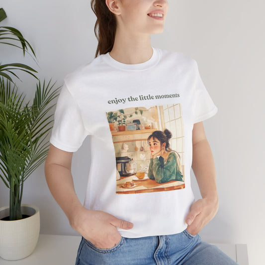 Enjoy the Little Moments Unisex Tee - Relaxed Fit Short Sleeve Shirt