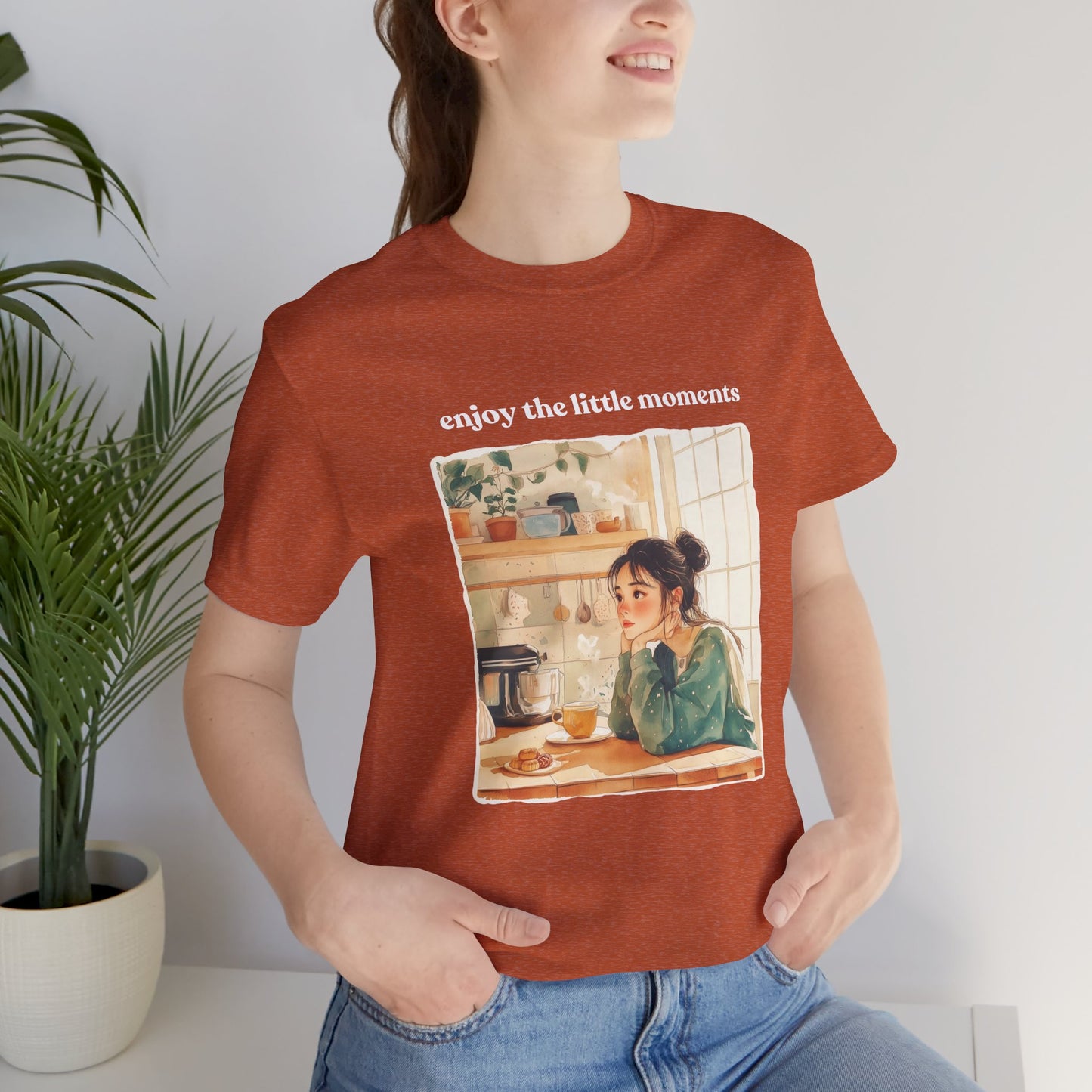 Enjoy the Little Moments Unisex Tee - Relaxed Fit Short Sleeve Shirt
