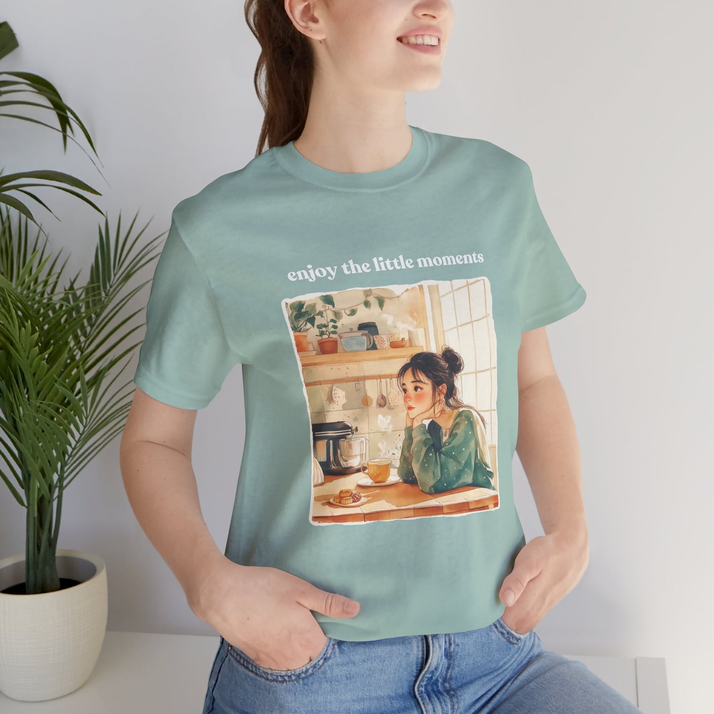 Enjoy the Little Moments Unisex Tee - Relaxed Fit Short Sleeve Shirt