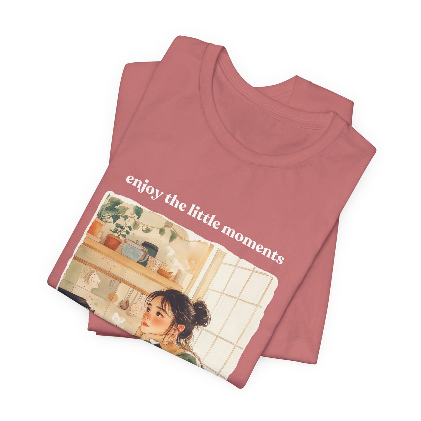 Enjoy the Little Moments Unisex Tee - Relaxed Fit Short Sleeve Shirt