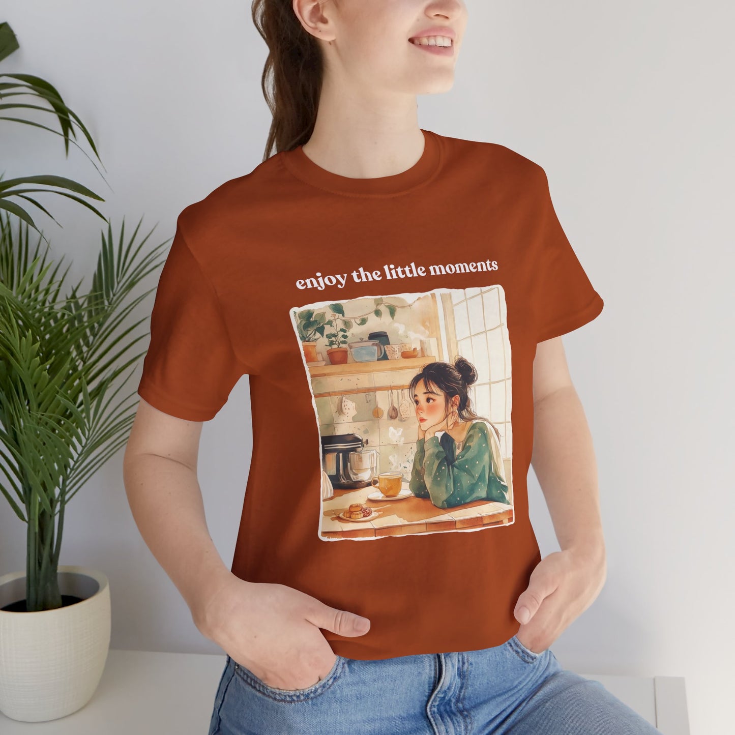 Enjoy the Little Moments Unisex Tee - Relaxed Fit Short Sleeve Shirt